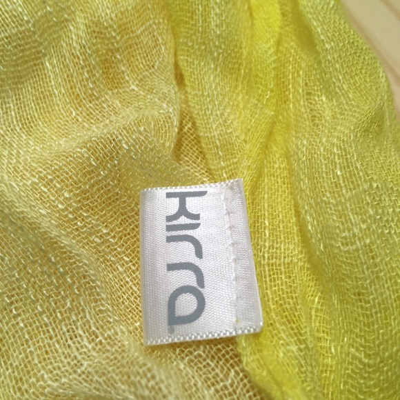 Yellow Ombré Scarf - Picture 3 of 4